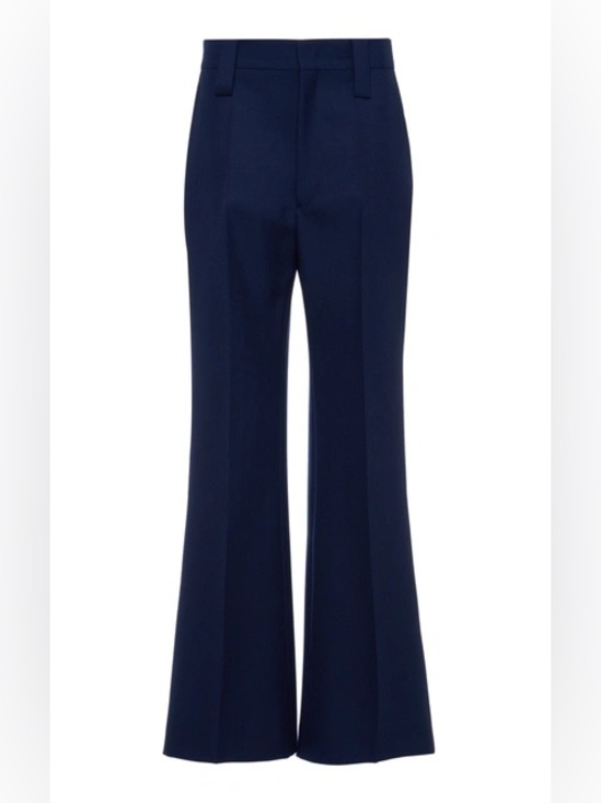 Prada Pants - NWT $1300 Prada Women’s Mohair/Wool Pants Navy 36